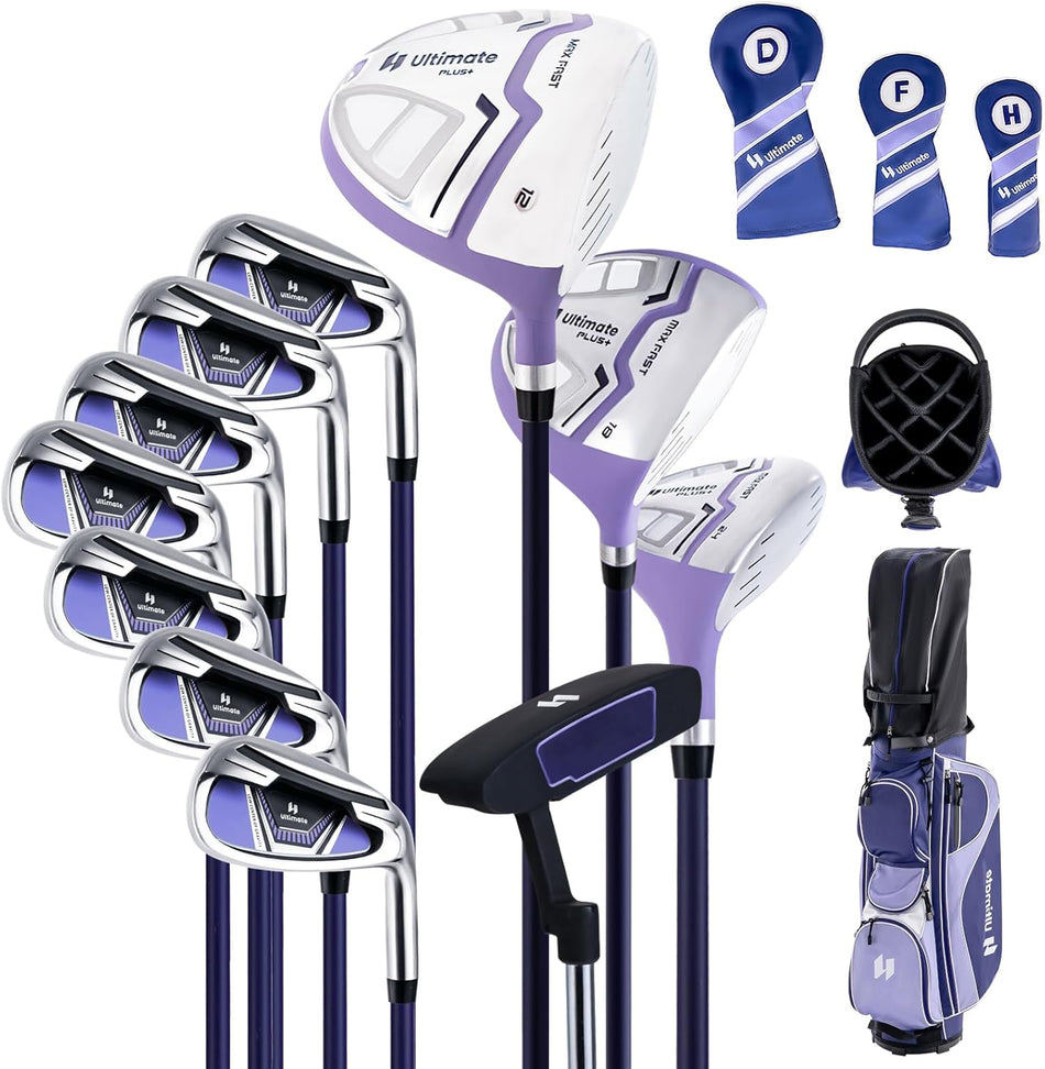 ULTIMATE Women's Complete Golf Club Set, 11-Piece Golf Club Package Set incl. Right Handed