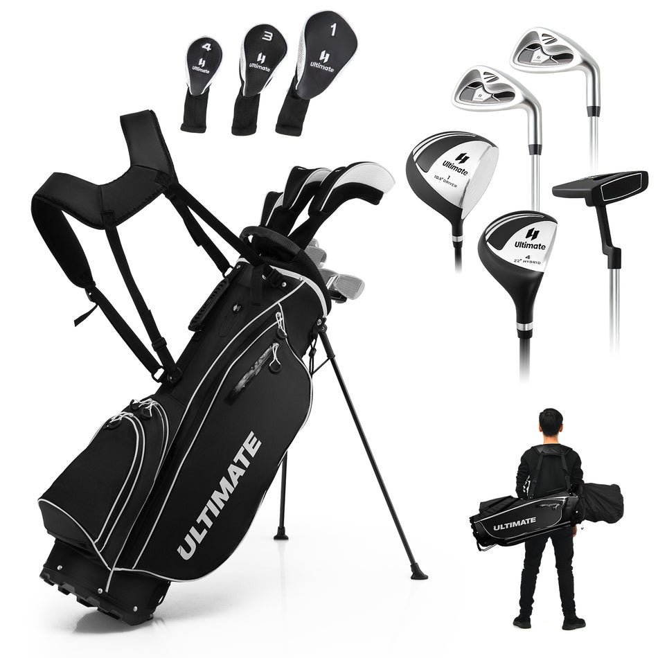ULTIMATE Men's Golf Club Set, Complete Golf Club Package Set with Bag