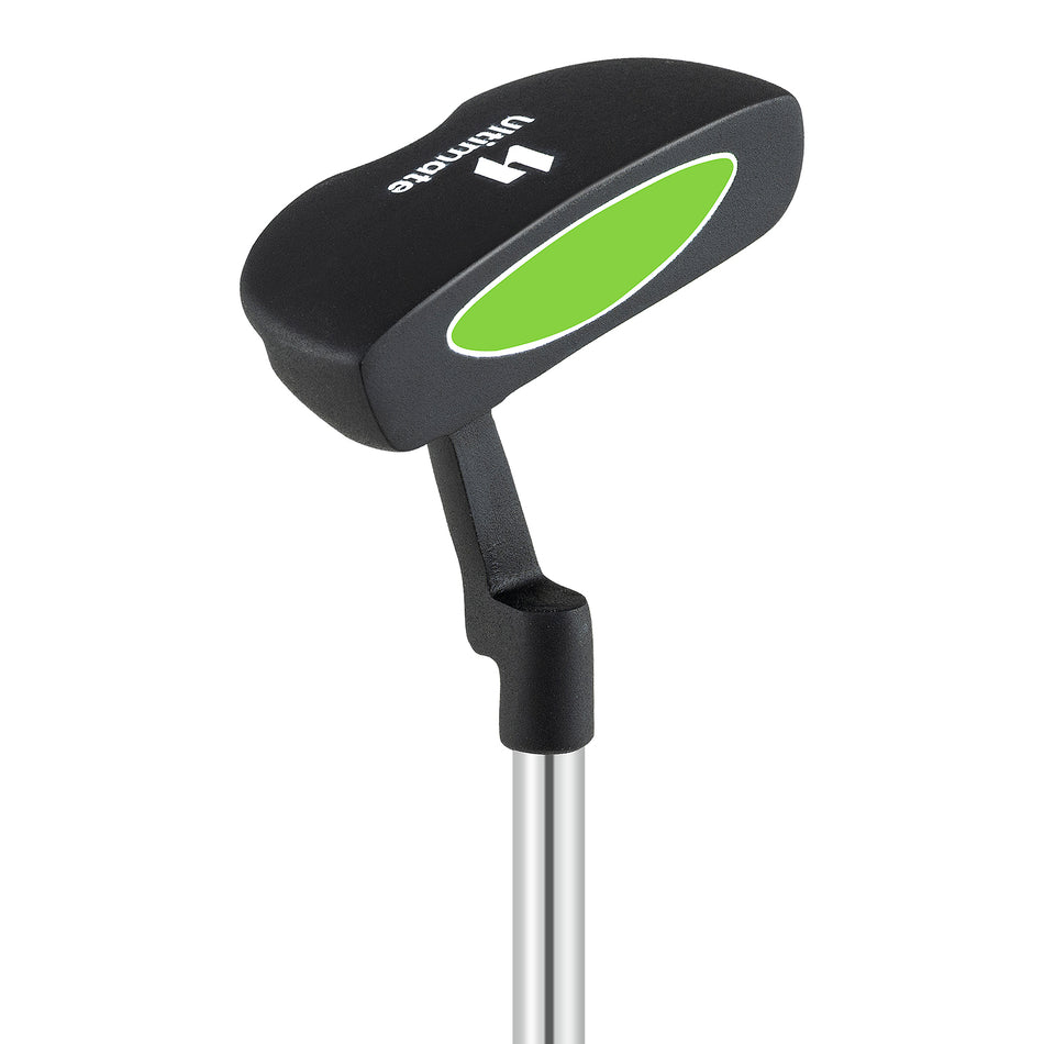 ULTIMATE Junior Mallet Putter for Right Handed, Kids Golf Club with Fiberglass Shaft, Rubber Hand Grip, Headcover, Golf Training Club for Boys and Girls