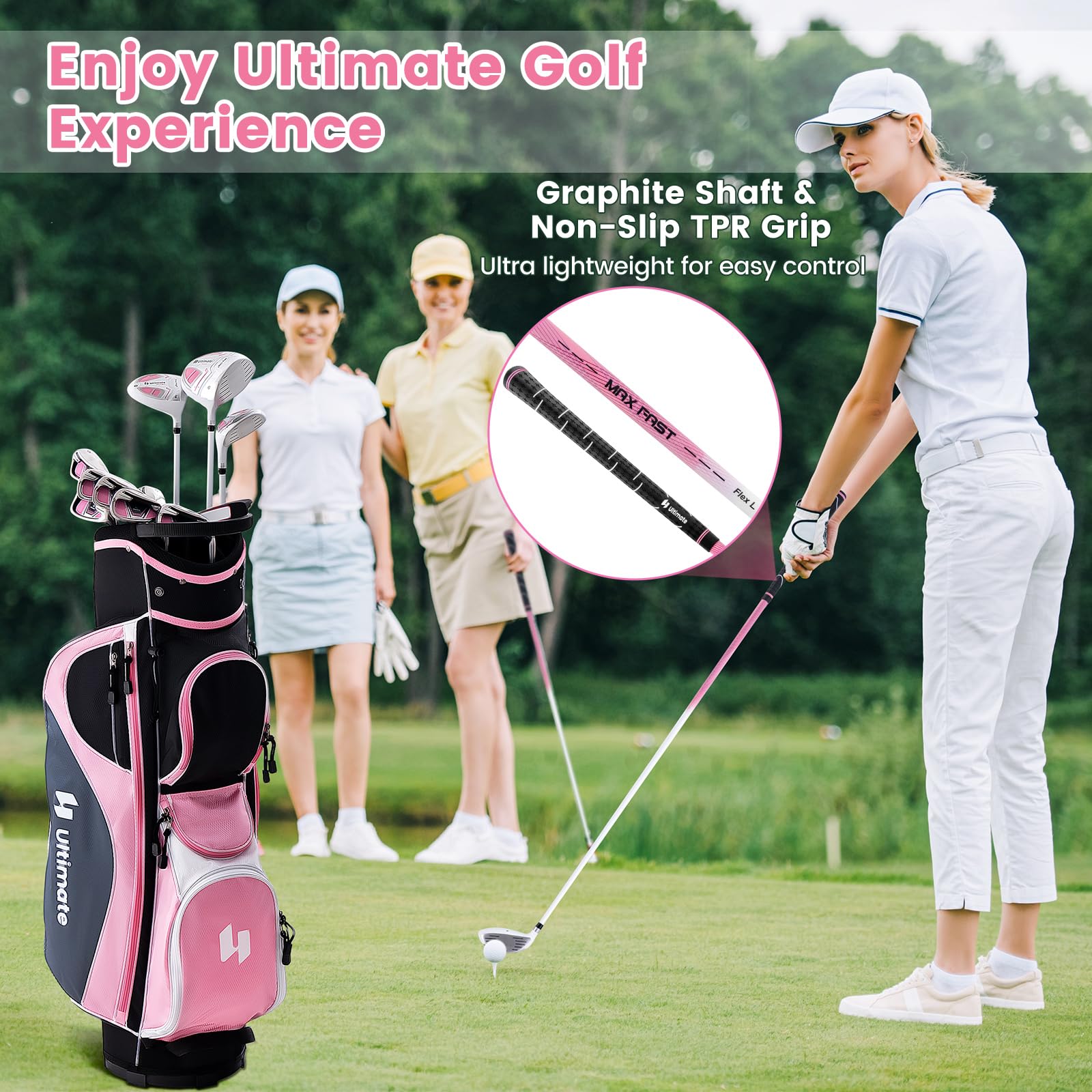ULTIMATE Women's Complete Golf Club Set, 11-Piece Golf Club